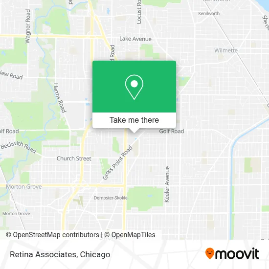Retina Associates map