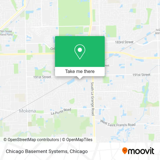 Chicago Basement Systems map