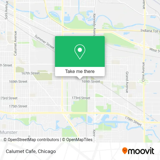 Calumet Cafe map