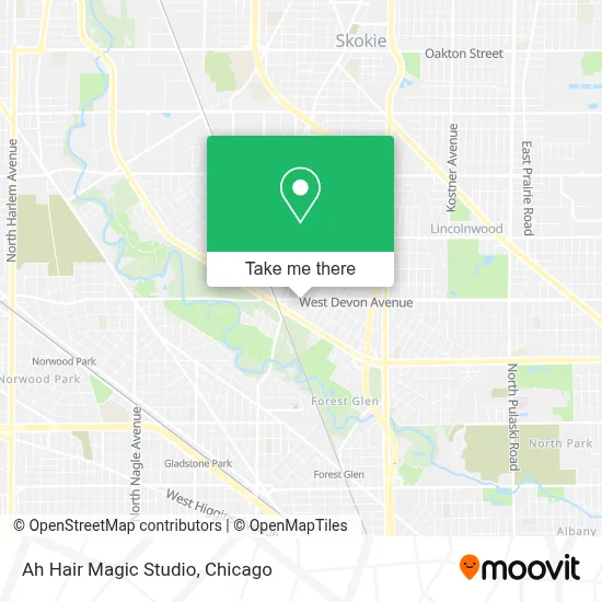 Ah Hair Magic Studio map