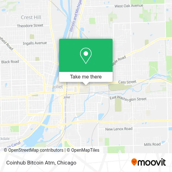 Coinhub Bitcoin Atm map