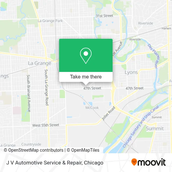 J V Automotive Service & Repair map