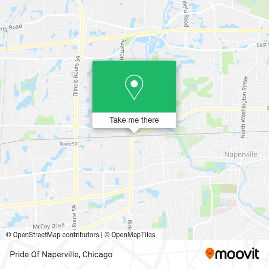 Pride Of Naperville map