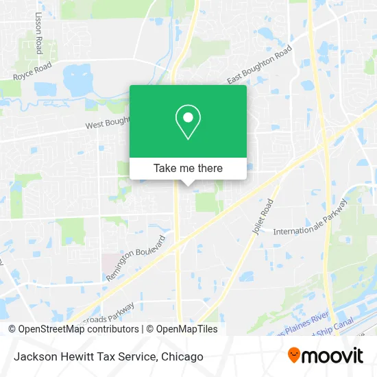 Jackson Hewitt Tax Service map
