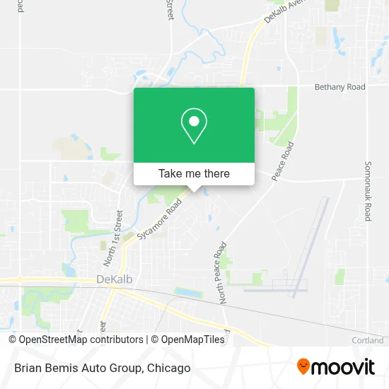 Brian Bemis Auto Group map