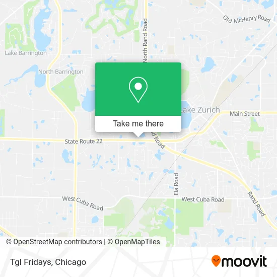 Tgl Fridays map