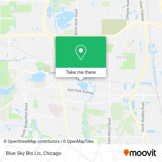 Blue Sky Bio Llc map