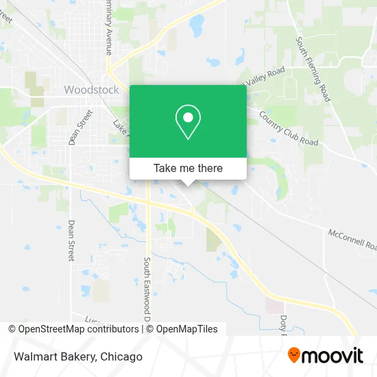 Walmart Bakery map