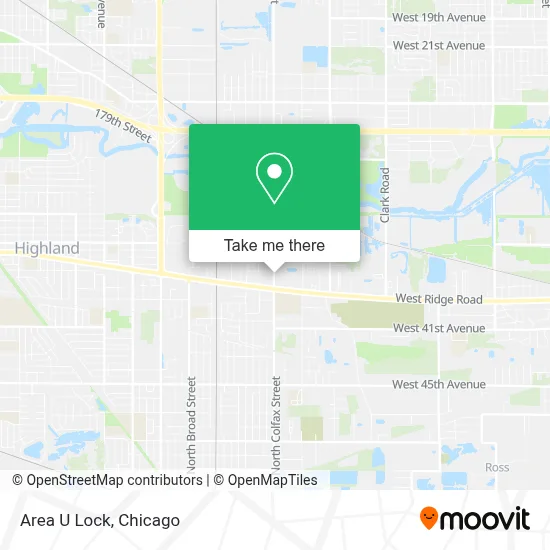 Area U Lock map