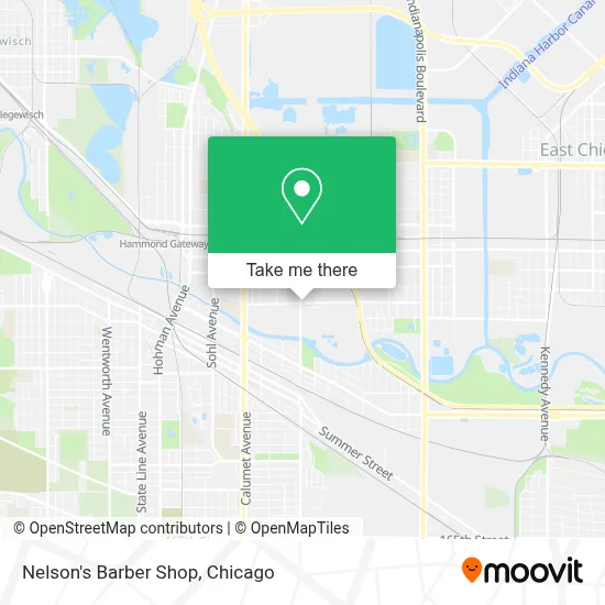 Nelson's Barber Shop map