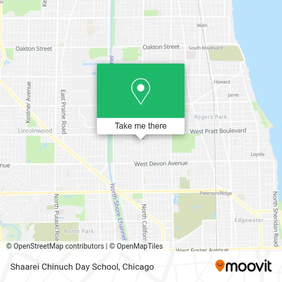 Shaarei Chinuch Day School map