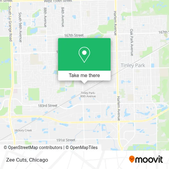 Zee Cuts map