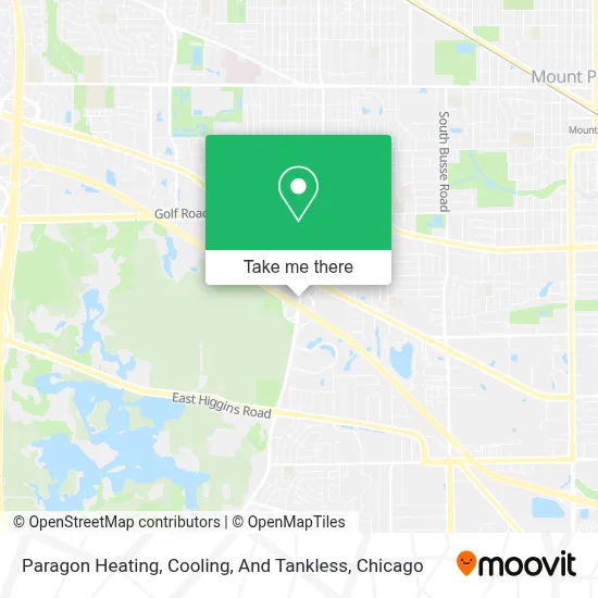 Paragon Heating, Cooling, And Tankless map