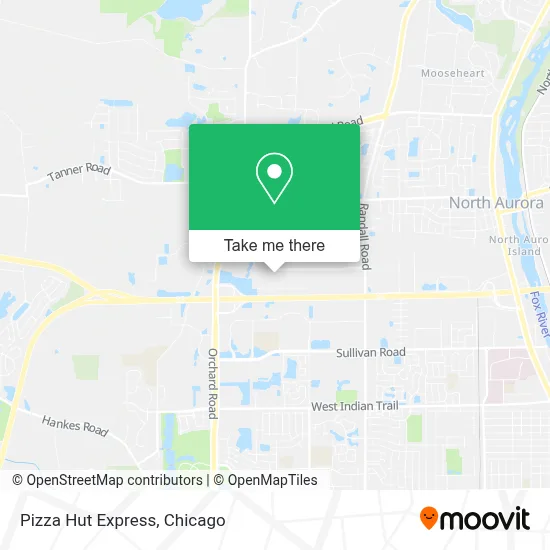 Pizza Hut Express map