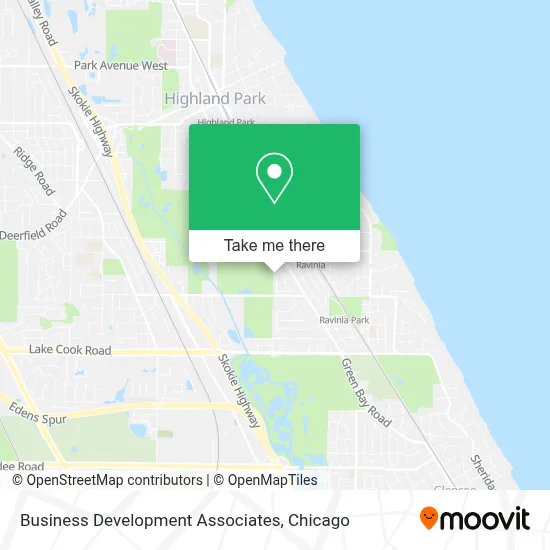 Business Development Associates map