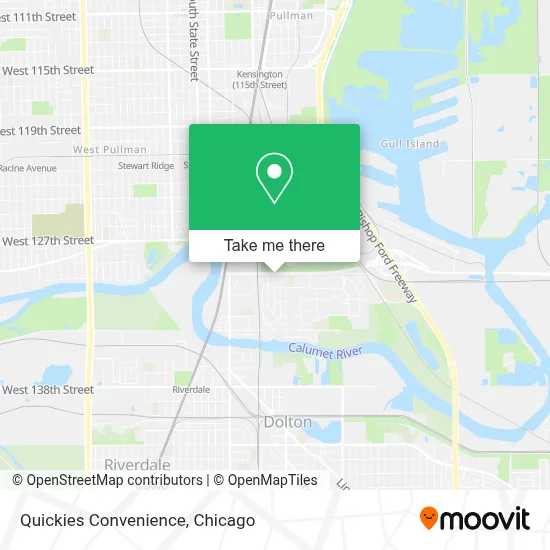 Quickies Convenience map