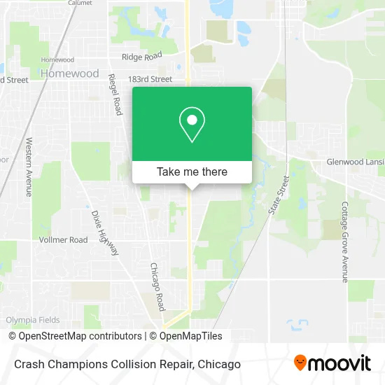Crash Champions Collision Repair map