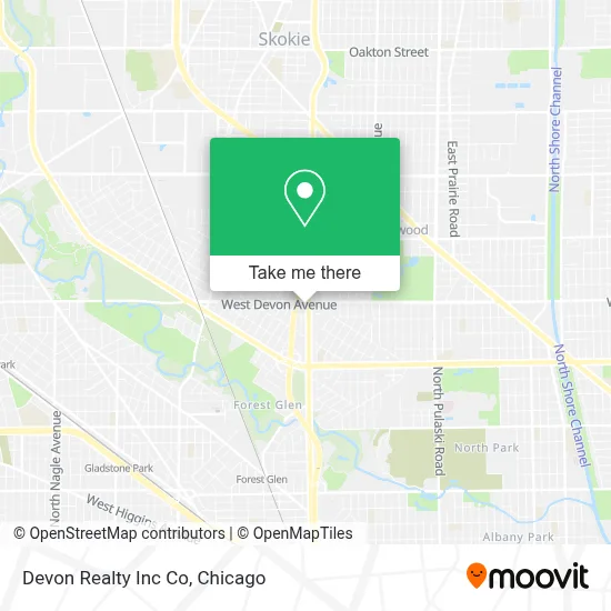 Devon Realty Inc Co map