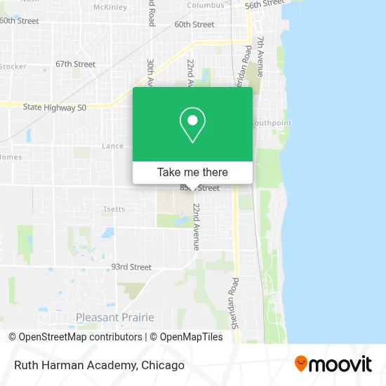 Ruth Harman Academy map
