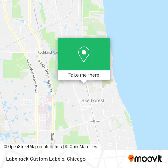 Labelrack Custom Labels map