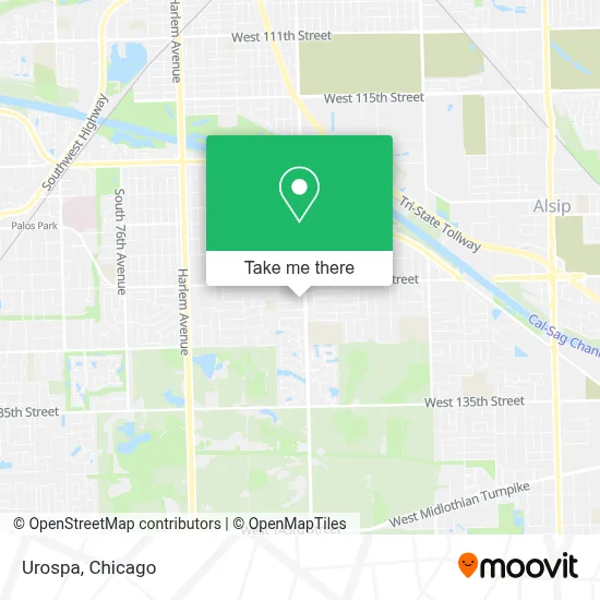 Urospa map