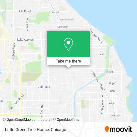Little Green Tree House map