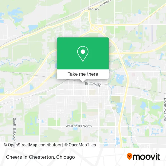 Cheers In Chesterton map