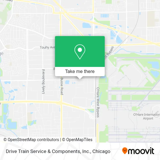 Drive Train Service & Components, Inc. map