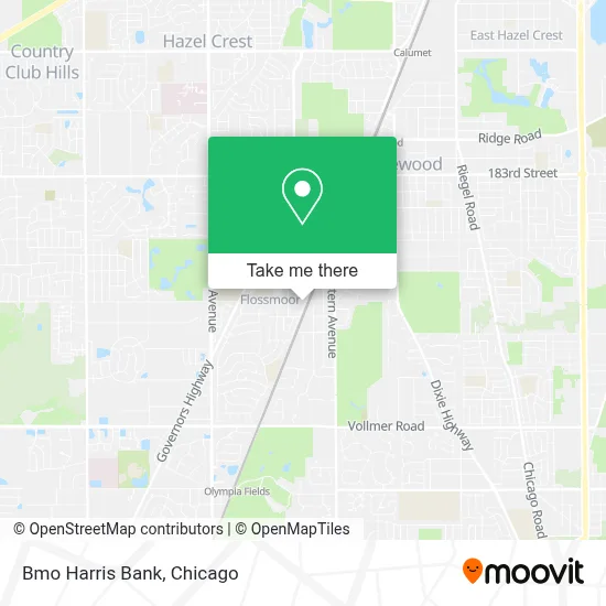 Bmo Harris Bank map