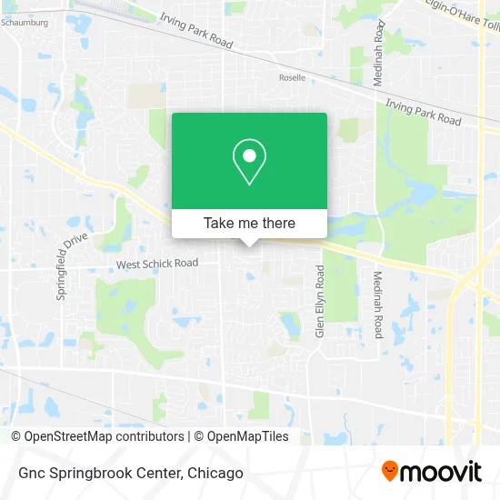 Gnc Springbrook Center map