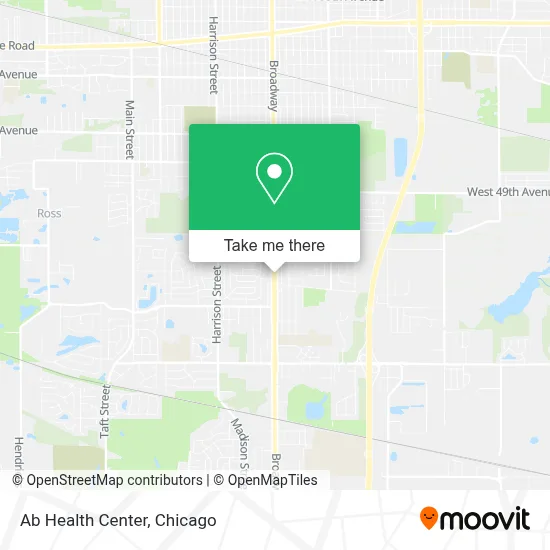 Ab Health Center map