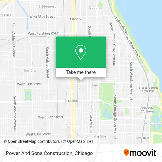 Power And Sons Construction map