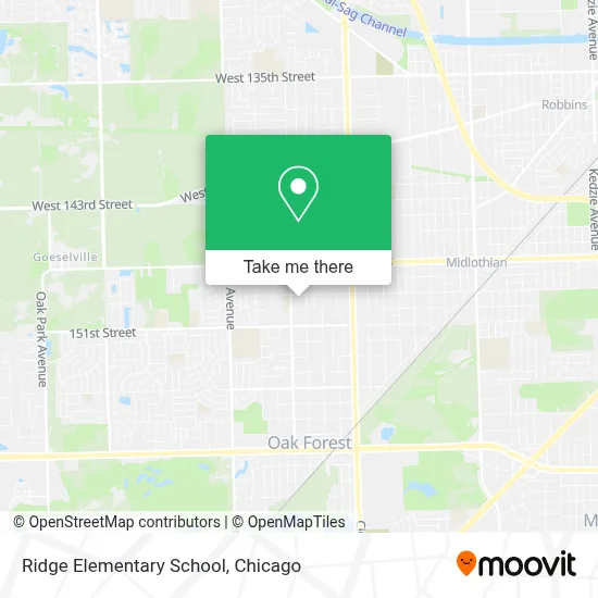 Ridge Elementary School map