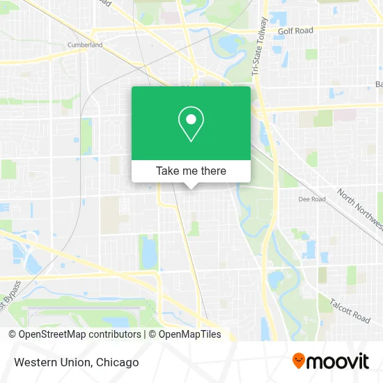 Western Union map
