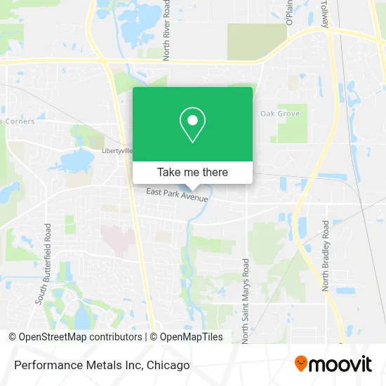 Performance Metals Inc map