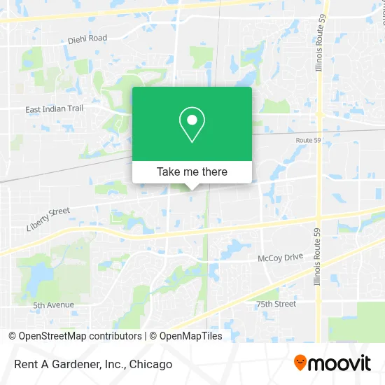 Rent A Gardener, Inc. map