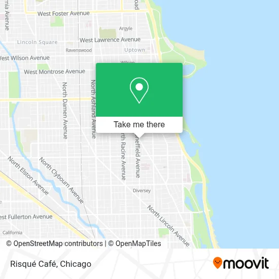 Risqué Café map