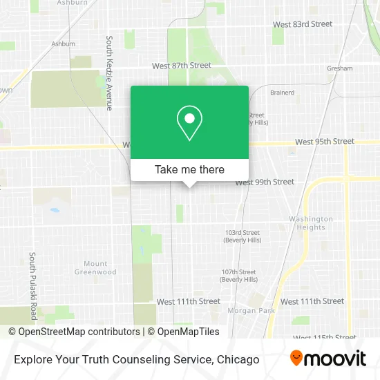 Explore Your Truth Counseling Service map