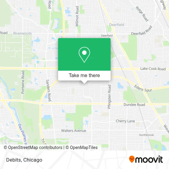 Debits map