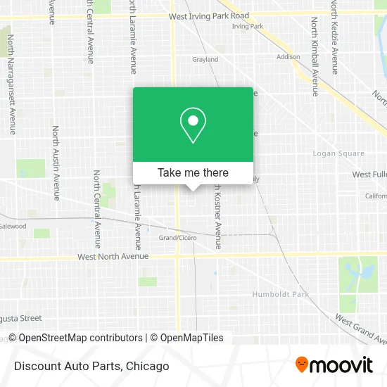 Discount Auto Parts map