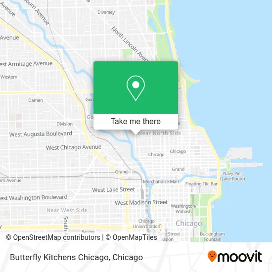 Butterfly Kitchens Chicago map