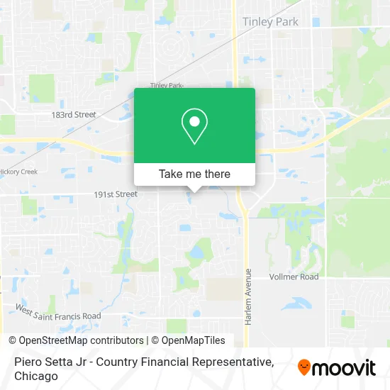 Piero Setta Jr - Country Financial Representative map