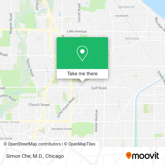 Simon Che, M.D. map