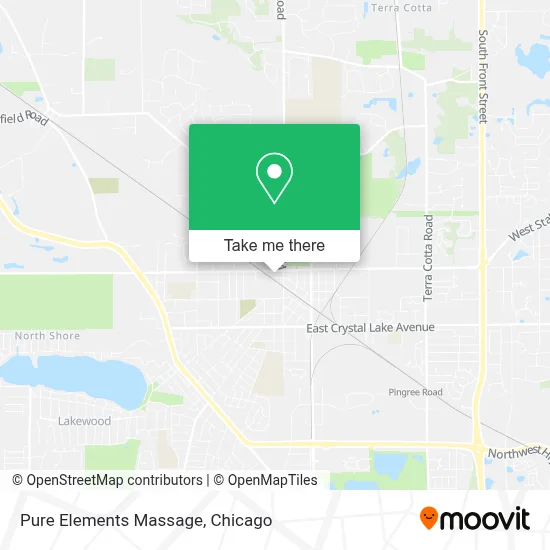 Pure Elements Massage map