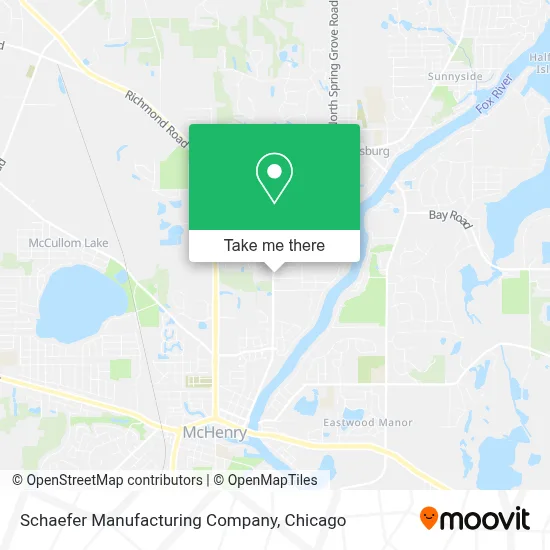 Schaefer Manufacturing Company map
