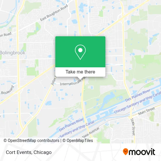 Cort Events map