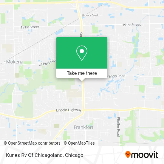 Kunes Rv Of Chicagoland map