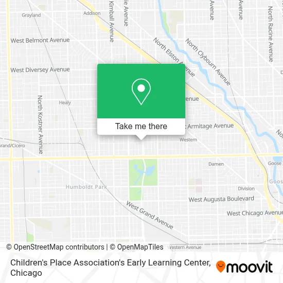Children's Place Association's Early Learning Center map