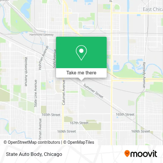 State Auto Body map
