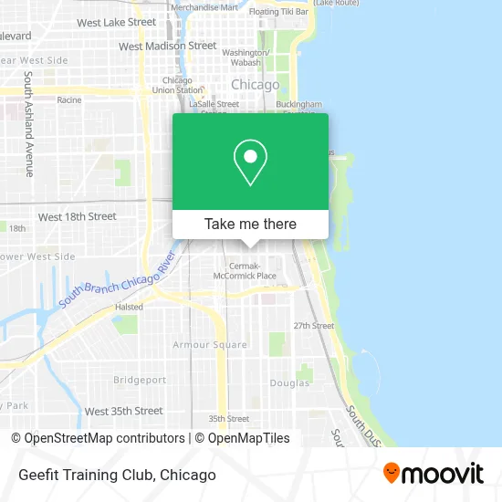 Geefit Training Club map